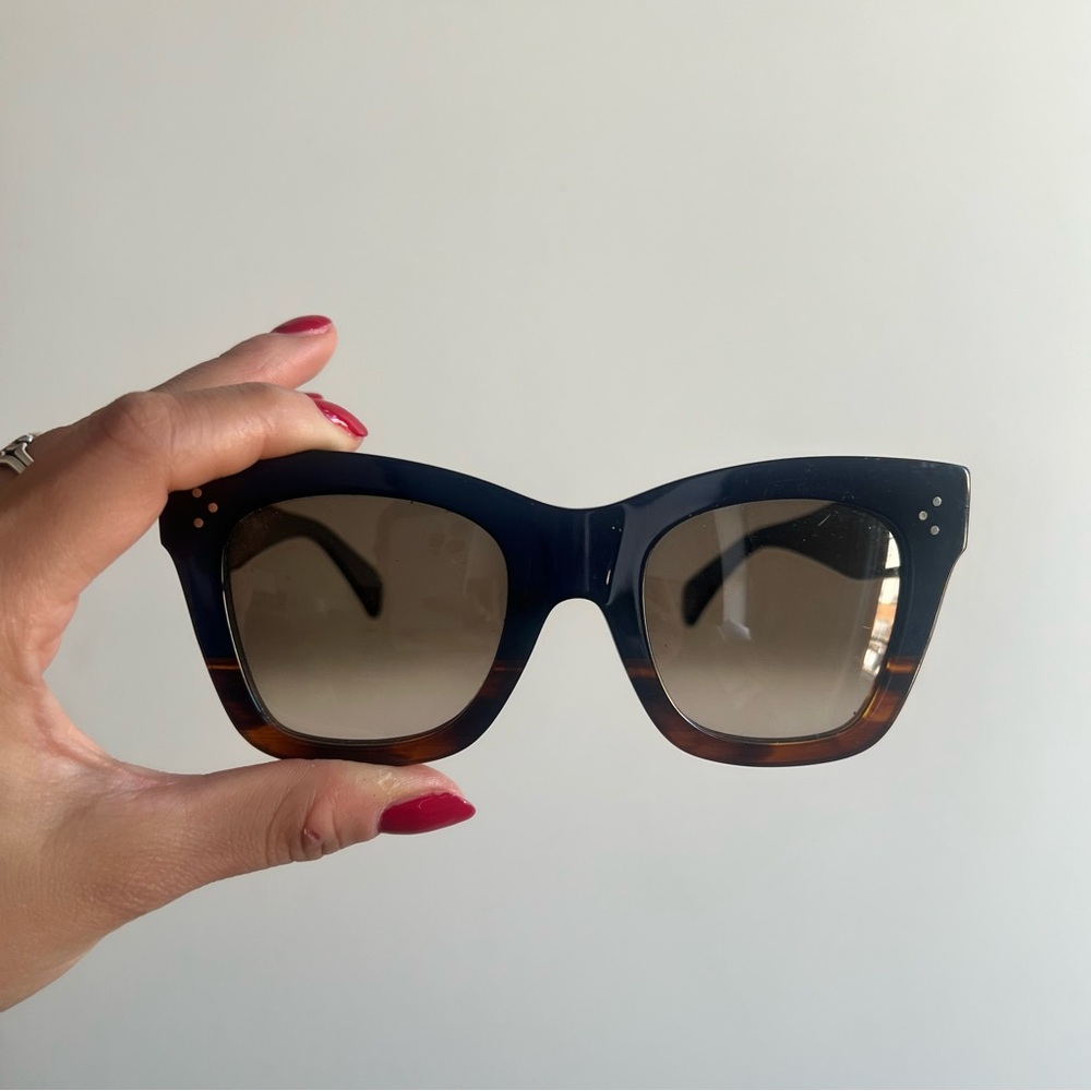 Celine 50MM Cat-Eye Black Sunglasses